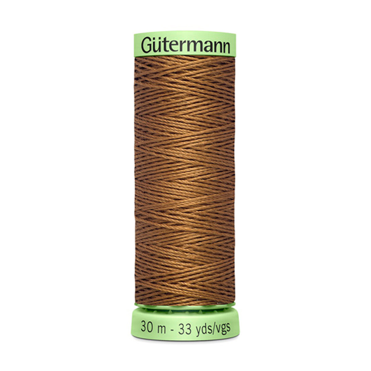 Нитки швейные Top Stitch 30/30 м для декоративной отстрочки, 100% полиэстер, Gutermann 744506 (124 золотисто-коричневый), 5 шт