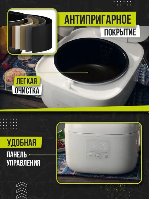 Мультиварка-рисоварка JOYAMI Smart Rice Cooker L1 4L (JFB02M) - фотография № 15