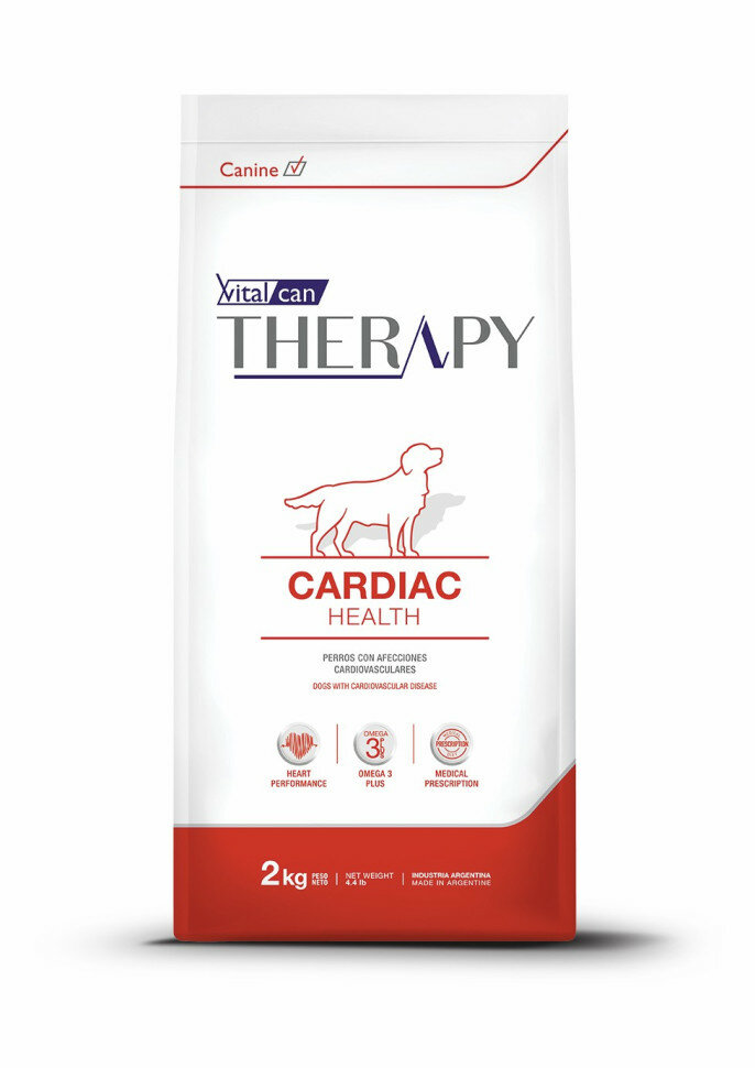 Vitalcan Therapy Canine Cardiac Health сухой корм для собак при болезнях сердца с курицей - 2 кг