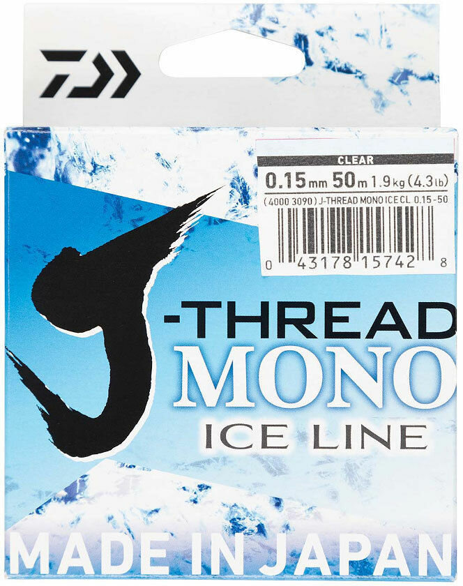 DAIWA Леска монофильная DAIWA J-THREAD MONO ICE LINE (dw40003092 (50 м 0,19мм) )