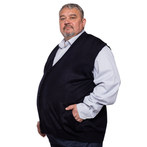 фото Жилет turhan, размер 4 xl, синий