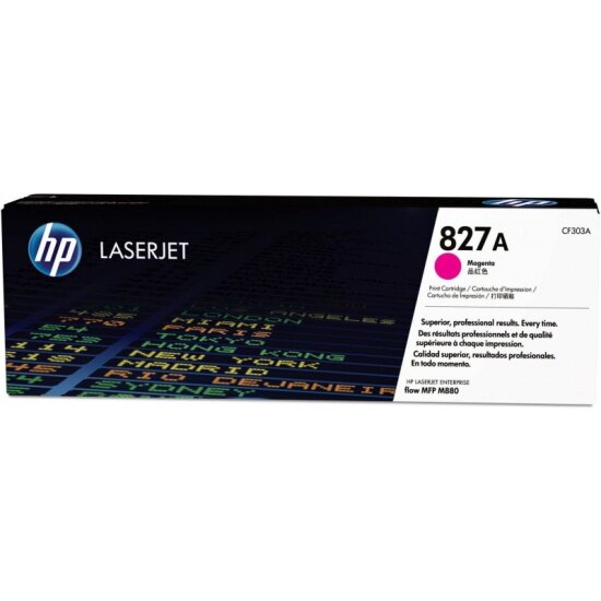 Картридж HP CF303A 827A пурпурный LaserJet Enterprise flow M880z/M880z+ 32000 стр