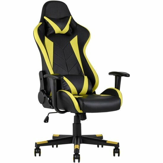 Кресло геймерское Stool Group TopChairs Gallardo, желтое