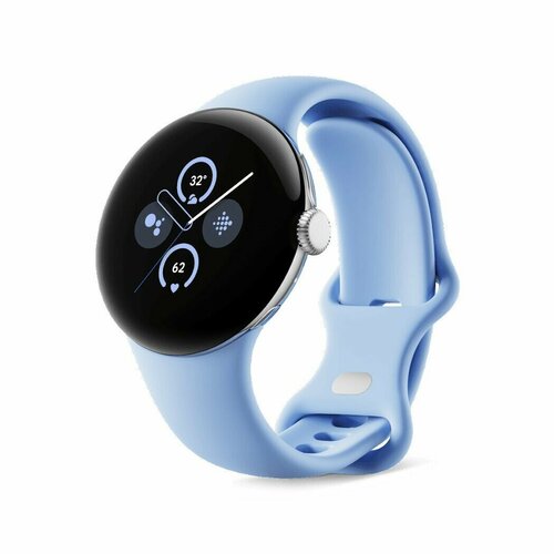 Смарт-часы Google Pixel Watch 2 BTWiFi Polished SilverBay Band 5378900₽