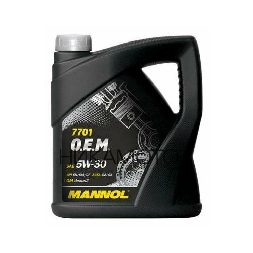 MANNOL 1077 Масло моторное 5W30 MANNOL 4л синтетика 7701 Energy Formula OP SN/SM/CF, C2/C3