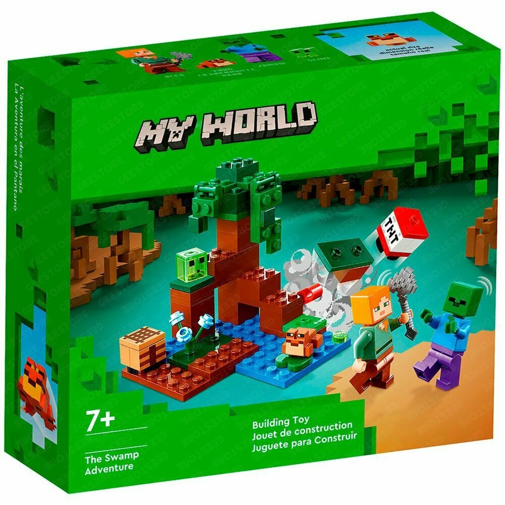 Конструктор Майнкрафт Болотное приключение