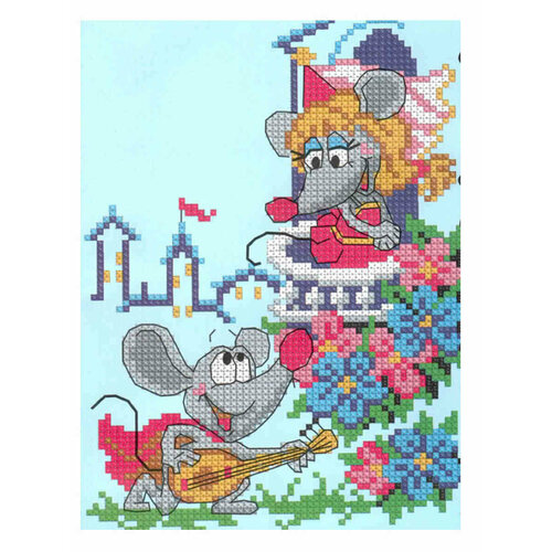 Набор для вышивания крестом Искусница Серенада, 14*19см