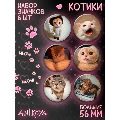 Комплект значков AniKoya