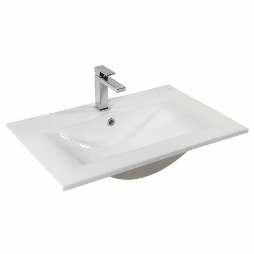 Раковина Bond встраиваемая, 70 см, с переливом, цвет белый, S05-700