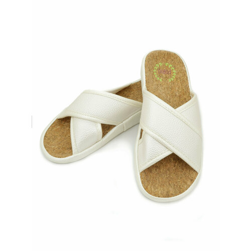 фото Тапочки forio, размер 40, серебряный