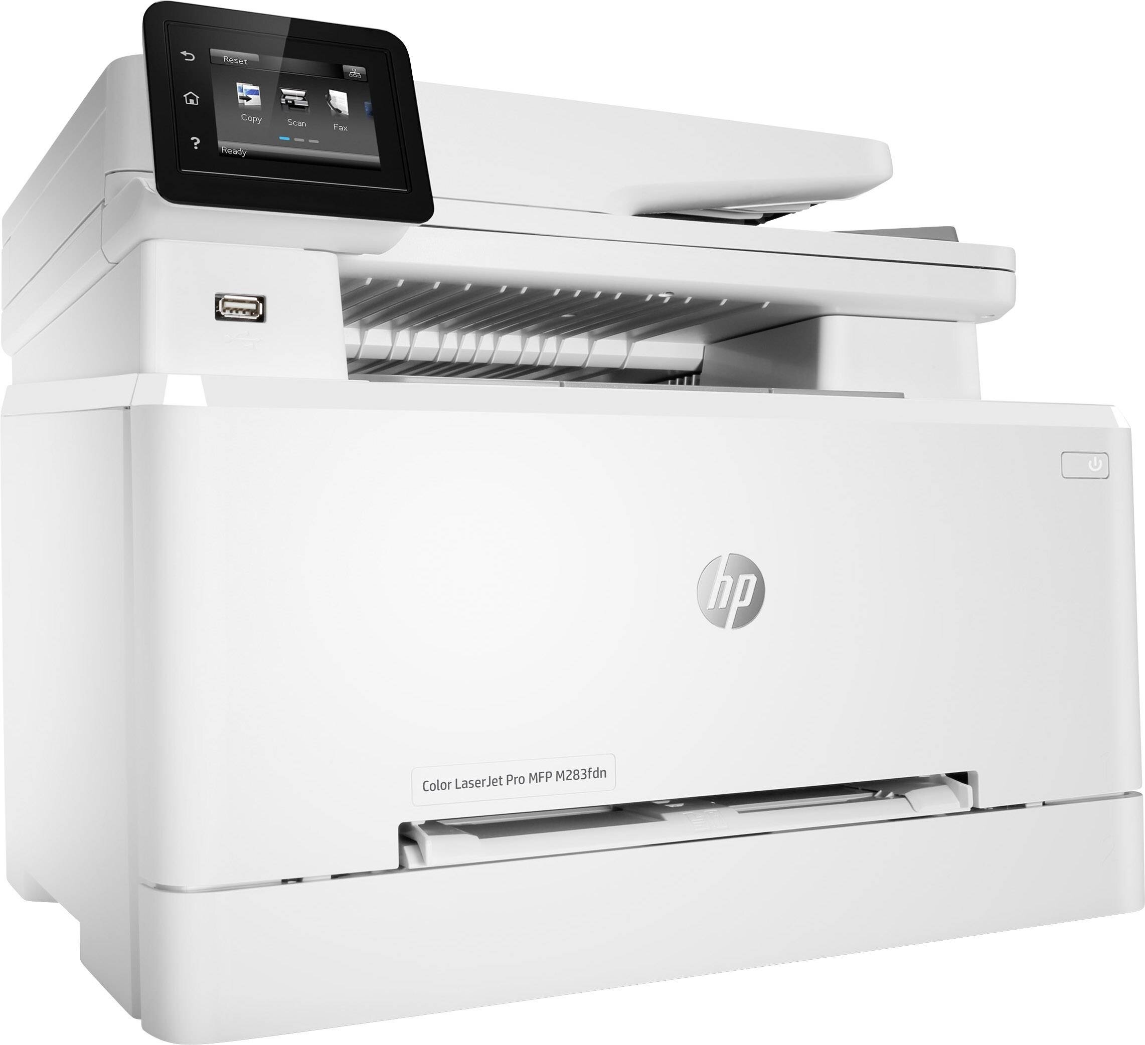 МФУ лазерный HP Color LaserJet Pro M283fdn, A4, цветной, лазерный, белый [7kw74a] - фото №12