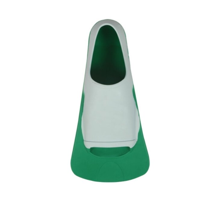 Ласты тренировочные, резиновые, р-р M, зеленый