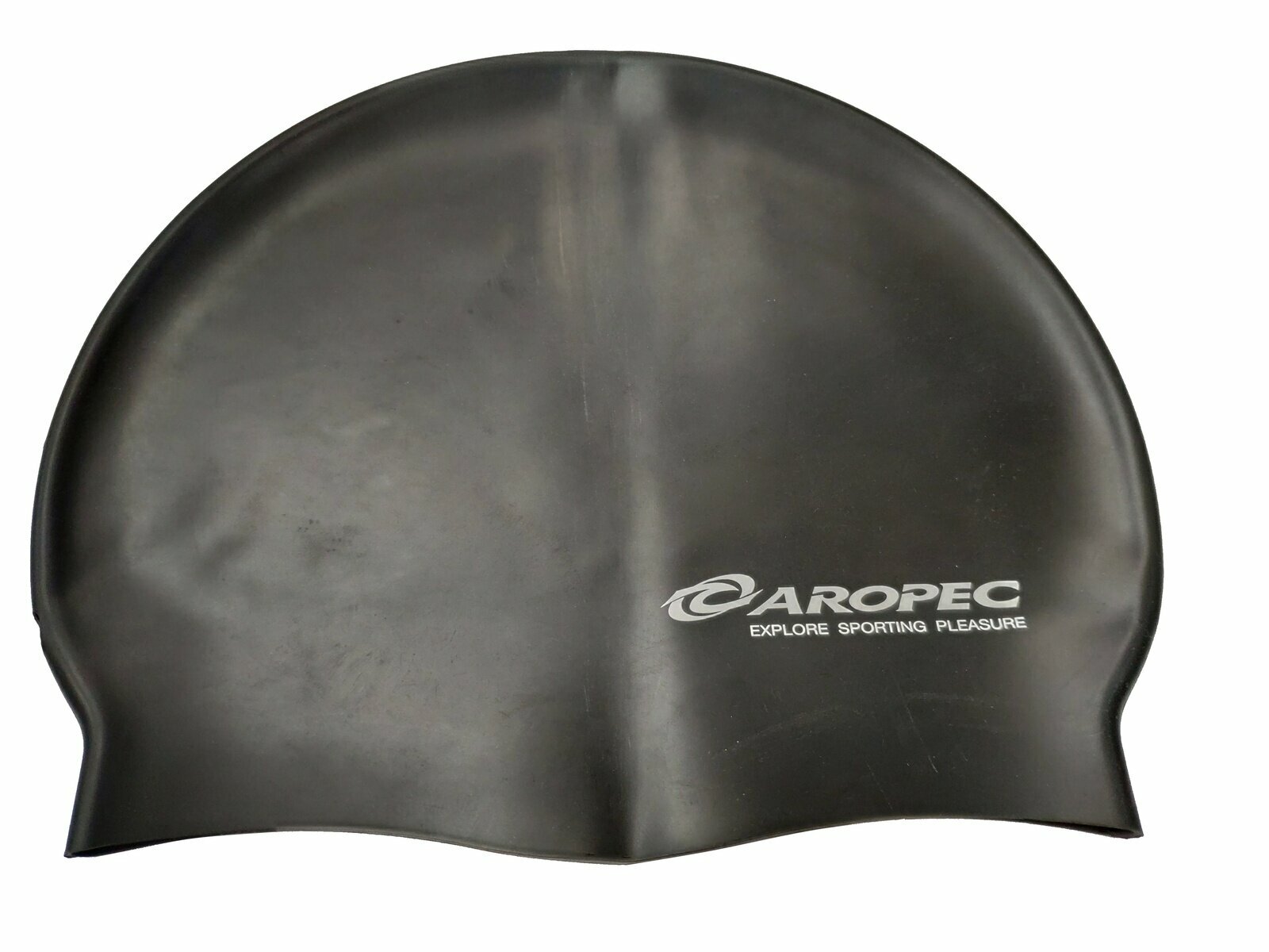 Силиконовая шапочка взрослая, черная — фото 1