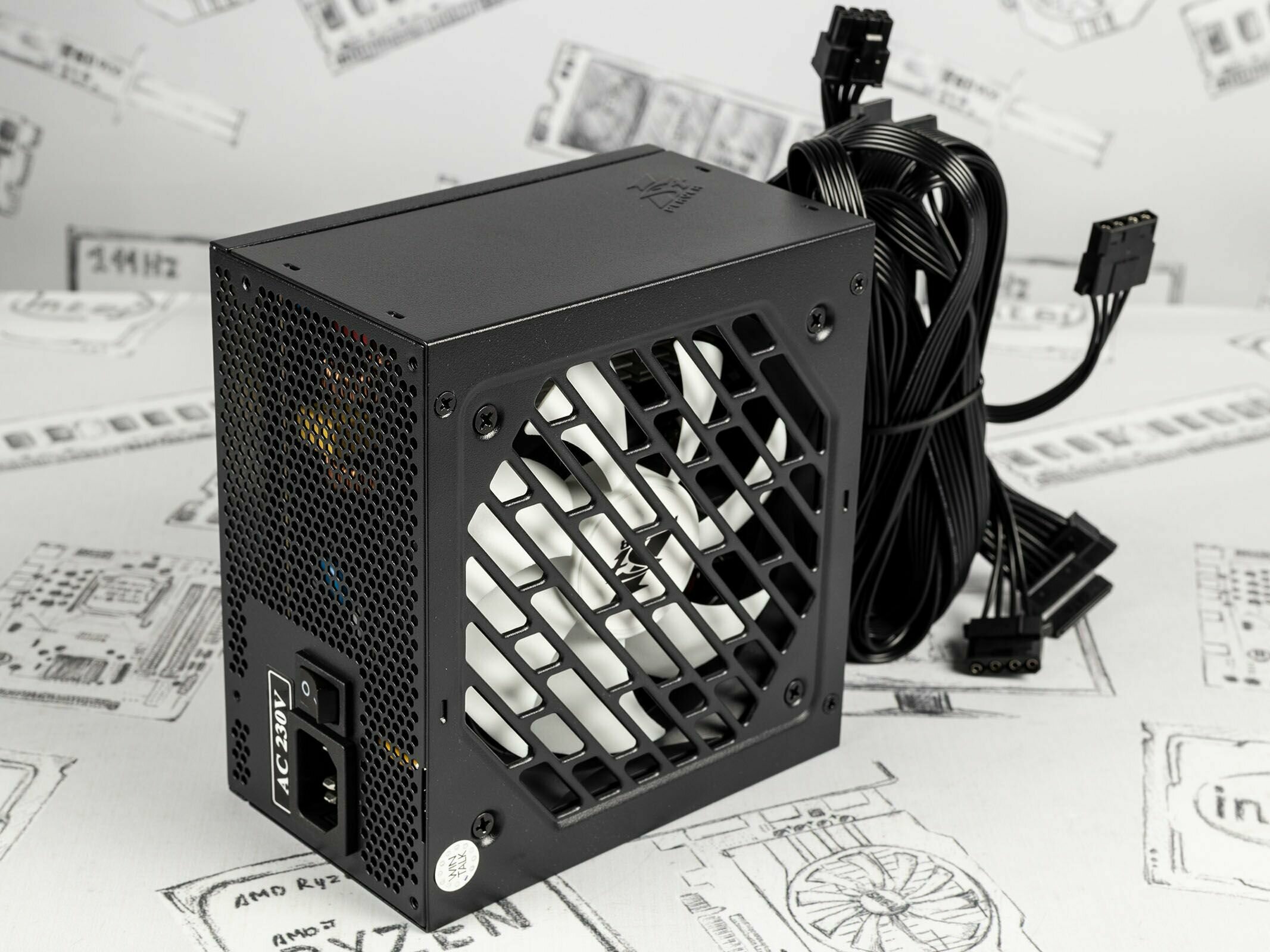 Блок питания 1STPLAYER FK 700W PS-700FK - фотография № 11