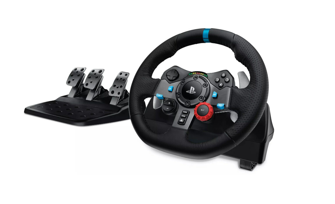 Комплект Logitech G G29 Driving Force, черный