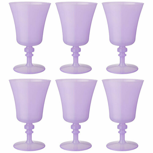 Набор бокалов для вина из 6 штук iconic purple KSG-312-131