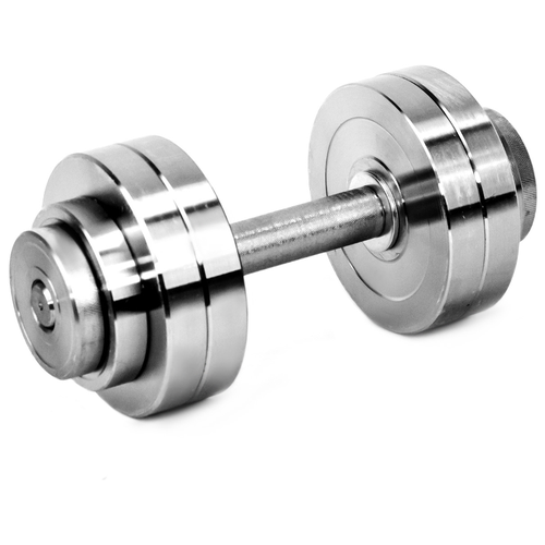 фото Гантель разборная с галтованными дисками 14кг (металл) sport elite