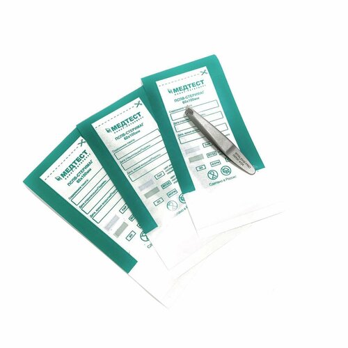 Пакет для стерилизации Медтест бумажно-пленочный 60*100 / 100шт