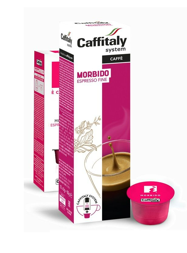 Кофе в капсулах Caffitaly Ecaffe Morbido, интенсивность 6, 10 кап. в уп,