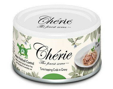 Влажный корм для кошек Pettric Cherie Hairball Control тунец с мясом краба в соусе,80 гр