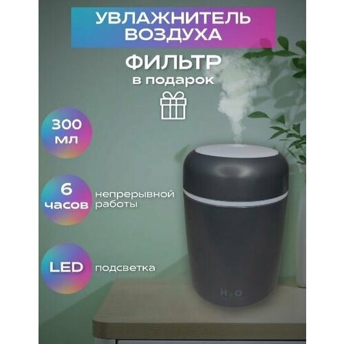 Увлажнитель воздуха для квартиры и дома с разноцветной подсветкой 55500₽