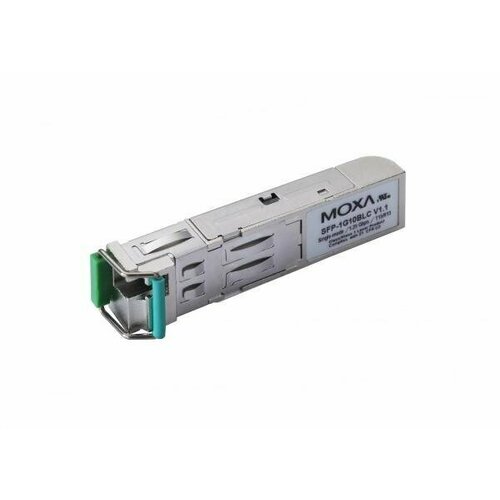 Трансивер MOXA SFP-1G10BLC-T Interface module 1x1000 single fiber port, LC, 10Km, needs A module, t:-40/+75 модуль расширения moxa da ln04 rj