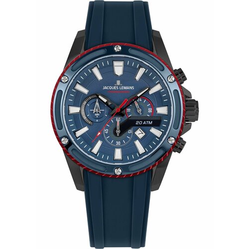 фото Наручные часы jacques lemans sport, синий