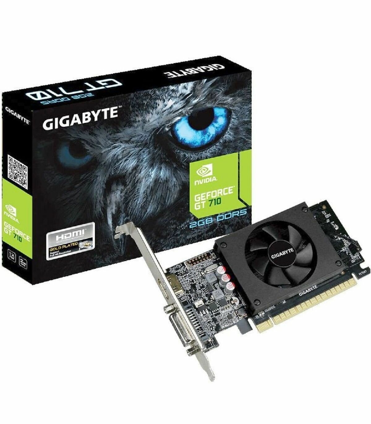 Видеокарта GIGABYTE GeForce GT 710 2GB (GV-N710D5-2GL)