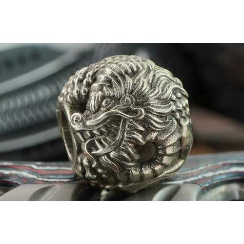 Бусина Old Caster Дракон малый 15х14мм, белый металл