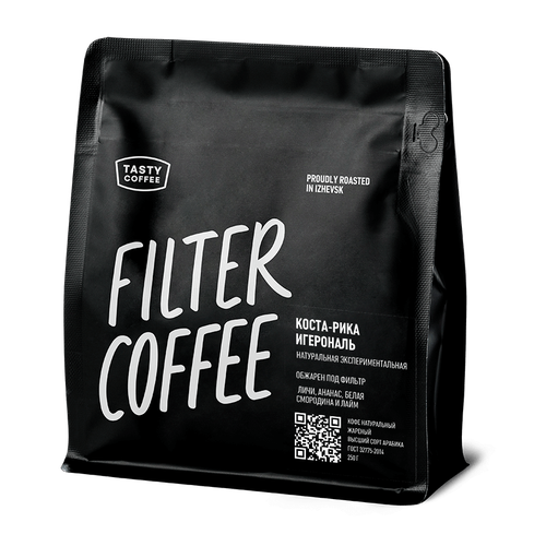 Кофе для фильтра Коста-Рика Игерональ Tasty Coffee, в зернах, 1000 г