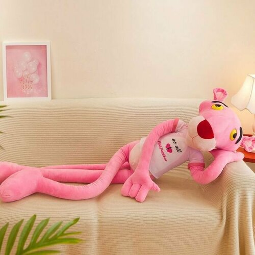 Мягкая игрушка Розовая Пантера в майке 90 см