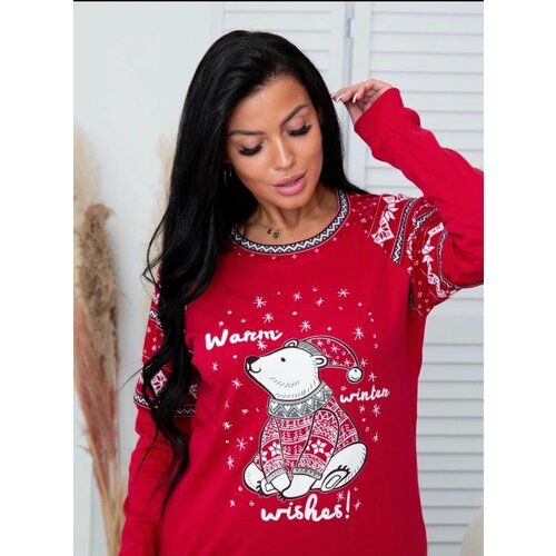 Пижама Iren Style, размер 52, красный