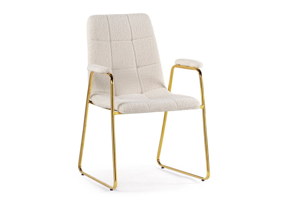 Стул обеденный Woodville Lana white / gold