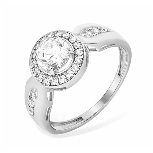 фото Кольцо efremov кольцо из серебра 1010011851 1010011851 серебро, 925 проба, родирование, размер 17, бесцветный