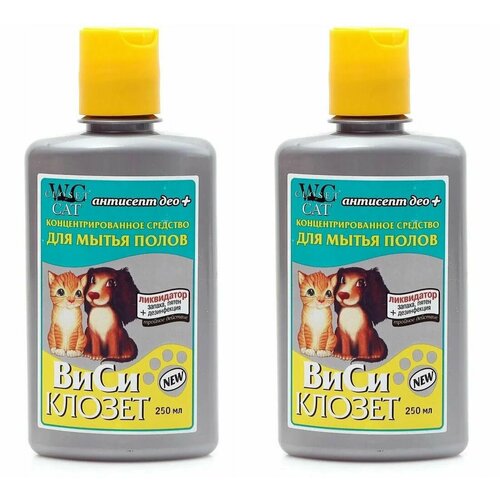 ВиСи Клозет Средство для уборки за животными концентрированное 250 мл 2 шт 639₽