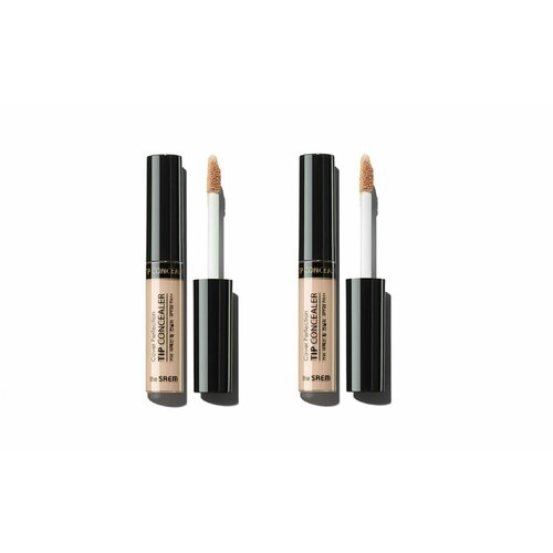 The Saem Консилер для макияжа Cover Perfection Tip Concealer 1.75 Middle Beige, 6,5 гр, 2 шт