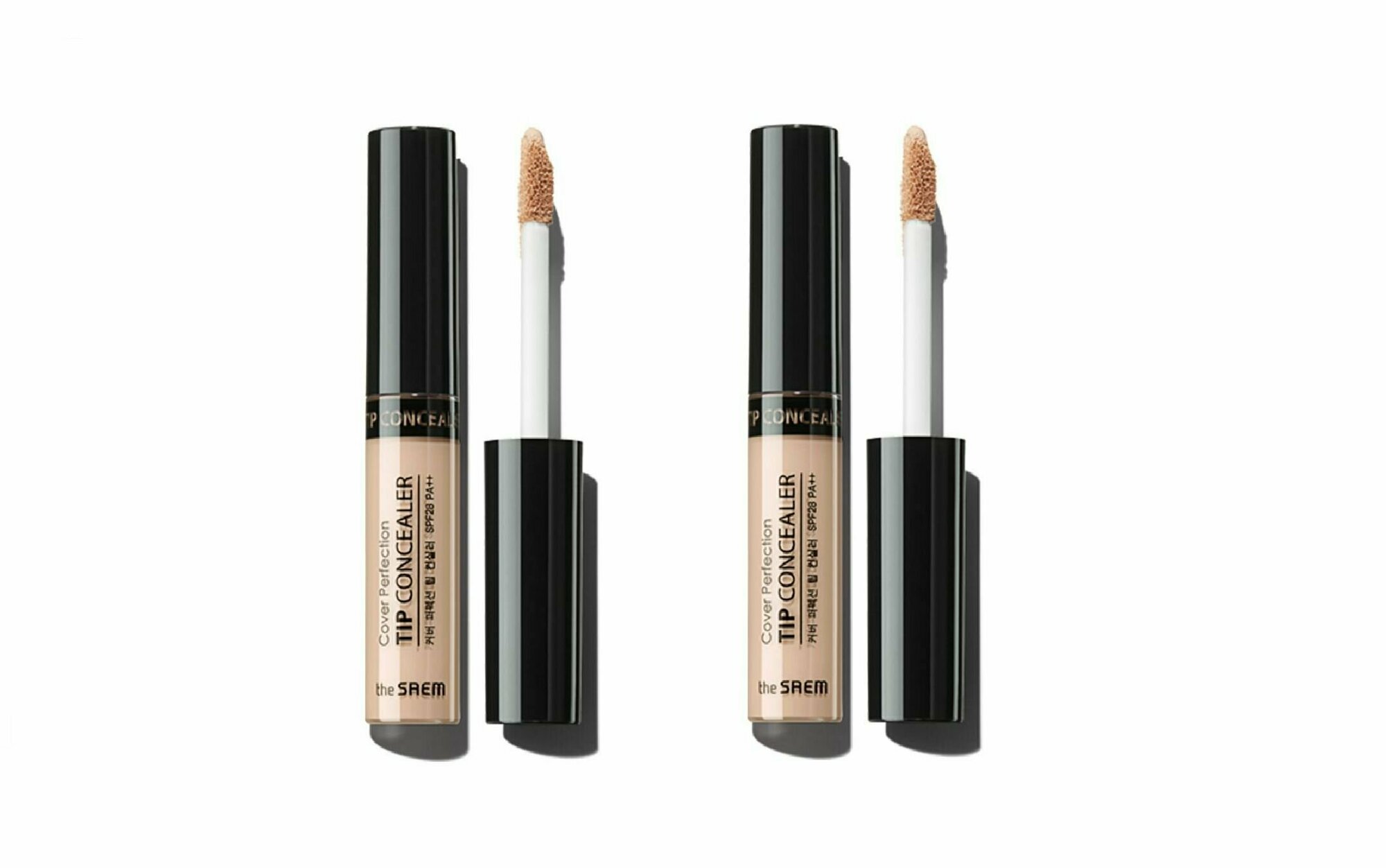 The Saem Консилер для макияжа Cover Perfection Tip Concealer 1.75 Middle Beige, 6,5 гр, 2 шт