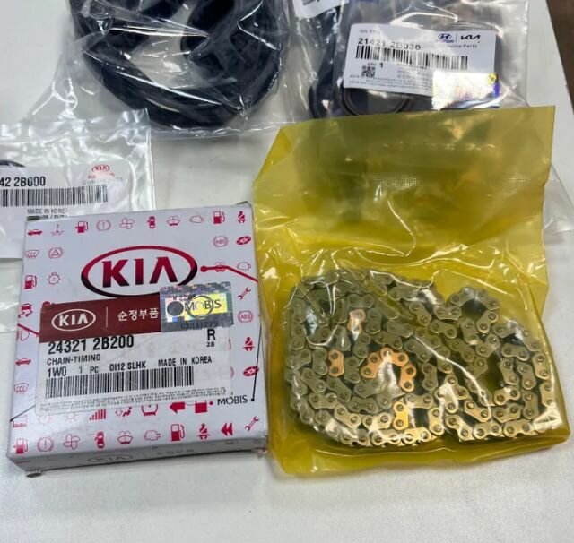 Полный комплект для замены цепи ГРМ Kia Rio / Hyundai Solaris