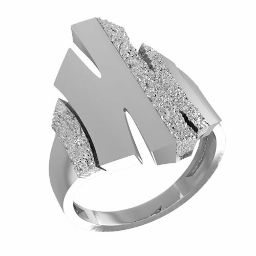 Кольцо SANIS, серебро, 925 проба, размер 18, белый