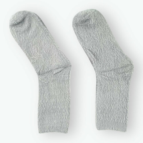 Термоноски Noname, 2 пары, размер 37-41, серый носки женские пушистые с соболем теплые 37 39 5 пар