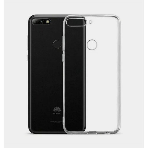 Силиконовый прозрачный чехол для Honor 7C Pro / Huawei Y7 Pro (2018) , хуваей хонор у7 pro ультратонкий силиконовый чехол накладка для huawei honor 7c pro с принтом крик
