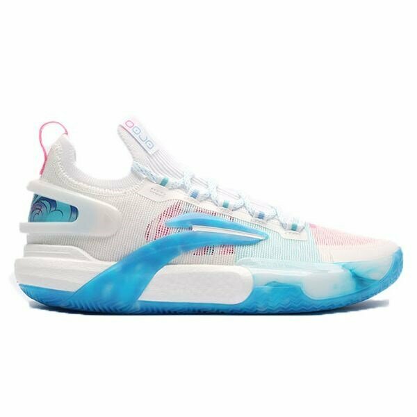 Кроссовки баскетбольные Li-Ning FRED VANVLEET SPEED IX ULTRA LOW "SEA WAVE" Белый/Голубой (41 EUR 423 US 9 UK 8 265)