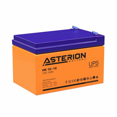 Аккумуляторная батарея ASTERION HR 12-12 (12 Вольт, 12 Ампер)