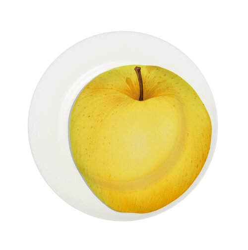 Тарелка десертная 21,5 см Apple Freedom Taitu жёлтая