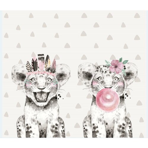 Панно декоративное FLIZETTO Сафари-бэйбиз 3*2,7 м