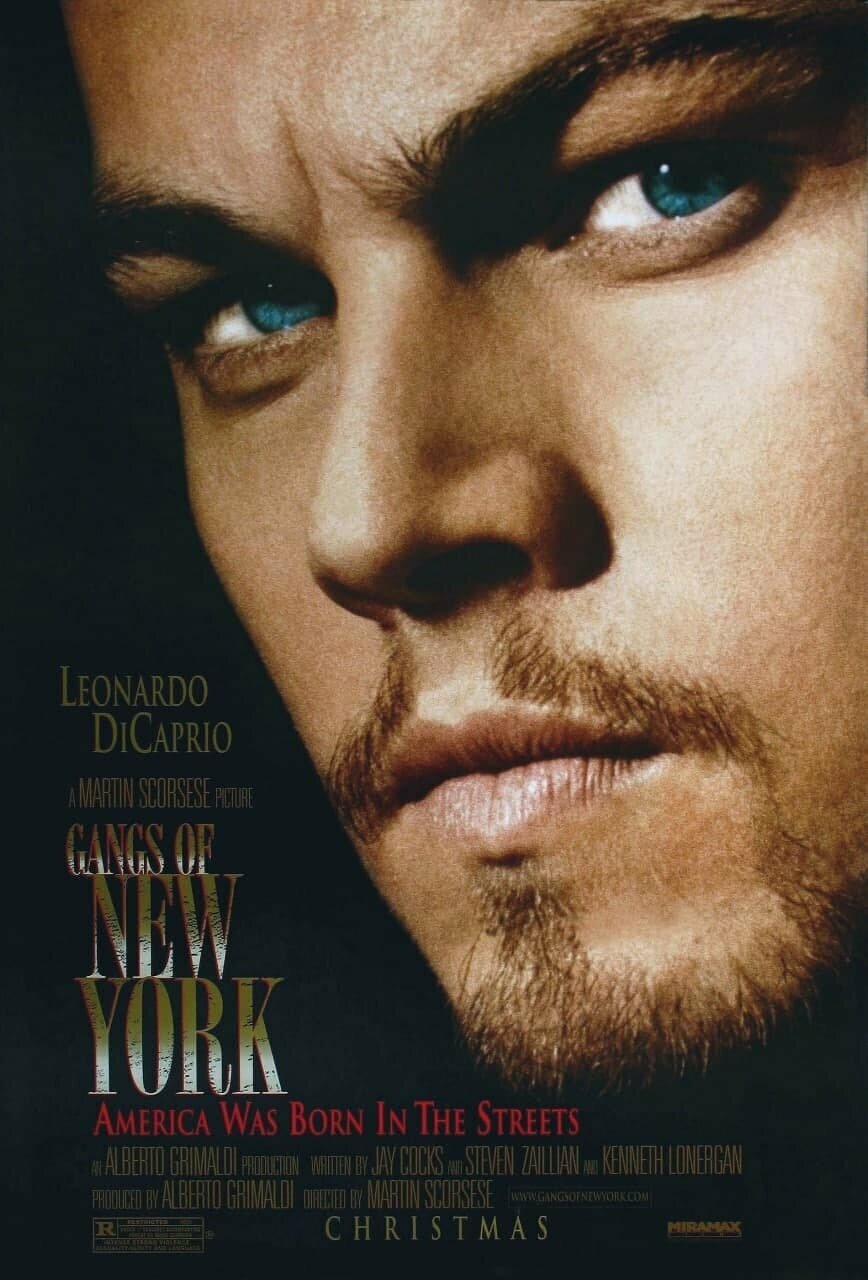 Плакат постер на бумаге Банды Нью-Йорка (Gangs of New York 2002г). Размер 21 х 30 см