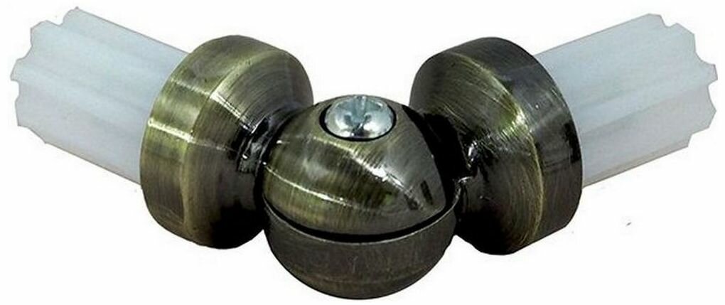 фото Эркер для штанги HOME ACCESSORY стальной сплав золото антик d16 мм 1 шт