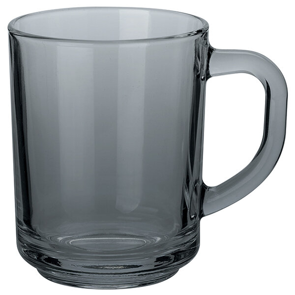 фото Кружка стекл 250мл Basilico Grey