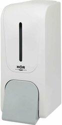 HOR Дозатор для пены X12 нажимной 1,2л стандарт, корпус белый, кнопка серая HOR-42130616