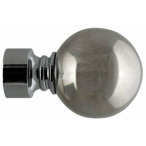 Наконечник для карнизов DDA Шар, диаметр 28, хром глянец, 2шт